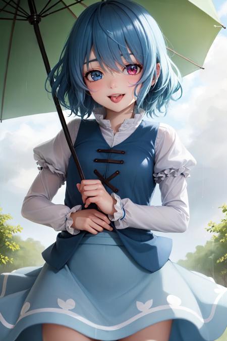 00011-1155107697-(masterpiece, best quality_1.2), , cowboy shot, solo, 1girl, tatara kogasa, smile, tongue out, looking at viewer, holding umbrel.jpg